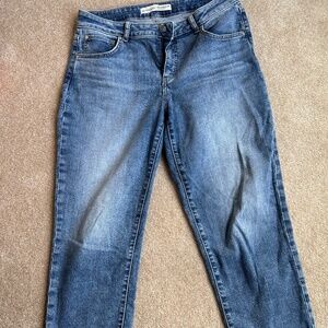 Denver Hayes Curvy Straight Crop Jeans Sz 12